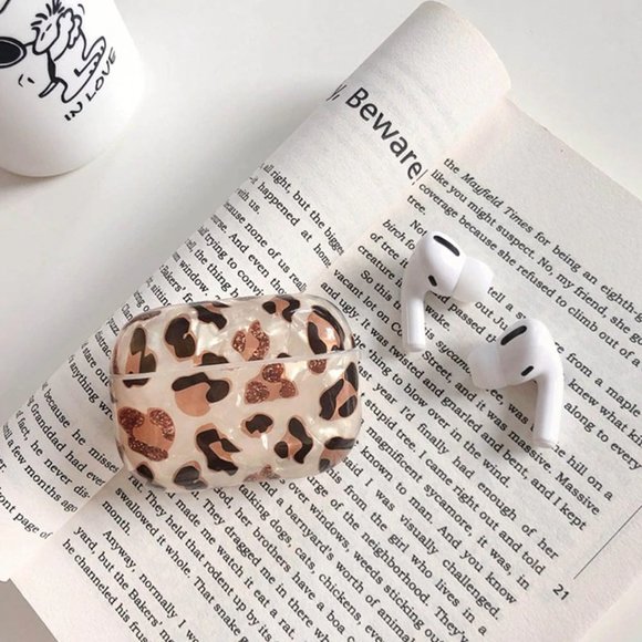 NEW Leopard Shell Hard Apple Airpods 1 2 Pro - Picture 4 of 8
